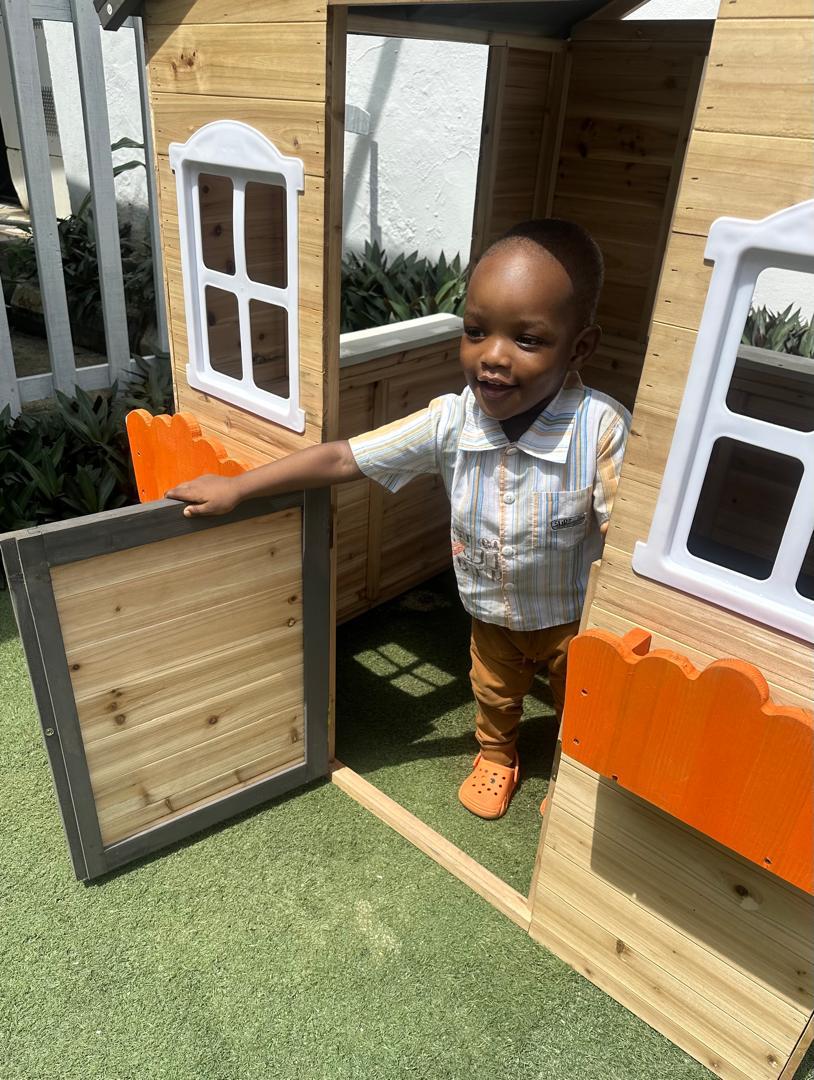 Toddler with teacher